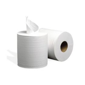 Rollos Papel Secamanos 2 capas, precortado Celusosa Pura, ( OFERTA 2 PACKS ) - Total 12 und